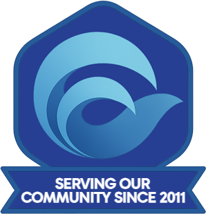Serving Our Community Since 2011 Badge